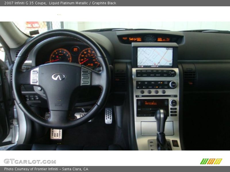 Liquid Platinum Metallic / Graphite Black 2007 Infiniti G 35 Coupe