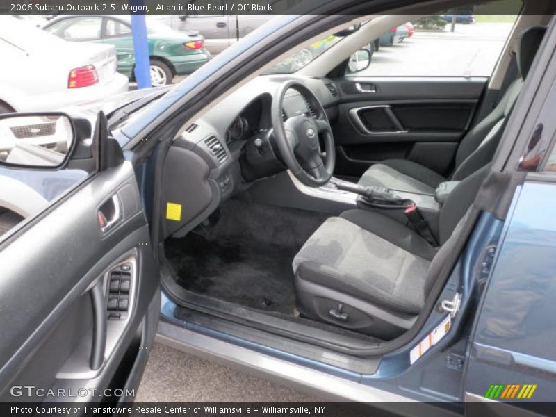 Atlantic Blue Pearl / Off Black 2006 Subaru Outback 2.5i Wagon