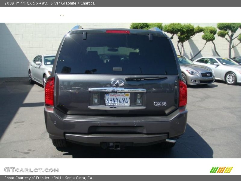Silver Graphite / Charcoal 2009 Infiniti QX 56 4WD
