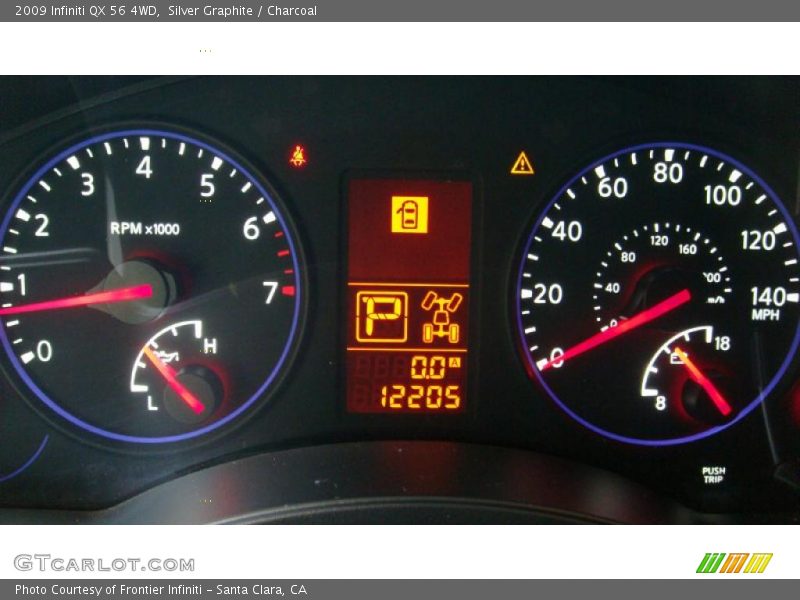 Silver Graphite / Charcoal 2009 Infiniti QX 56 4WD