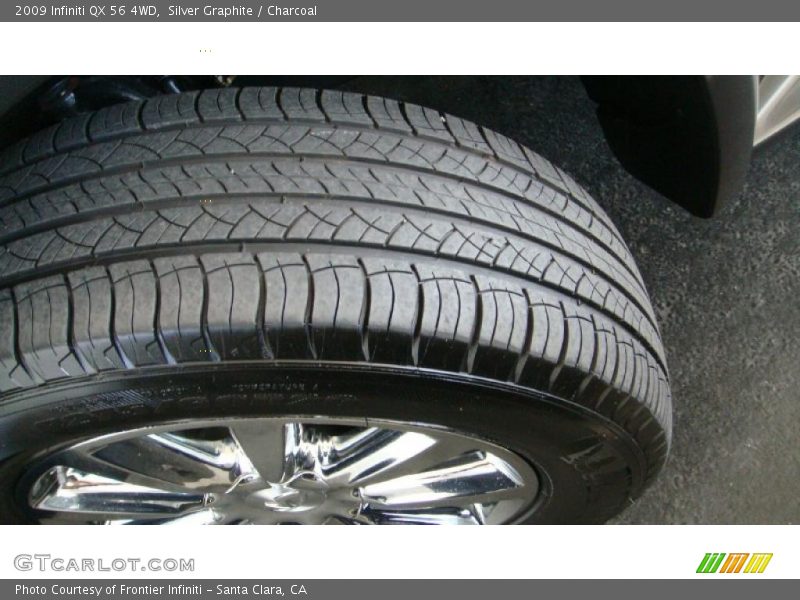 Silver Graphite / Charcoal 2009 Infiniti QX 56 4WD
