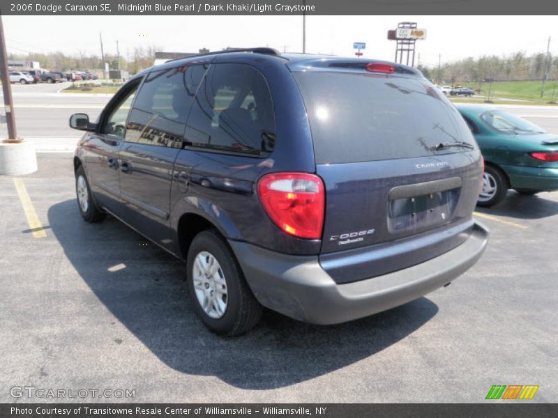 Midnight Blue Pearl / Dark Khaki/Light Graystone 2006 Dodge Caravan SE