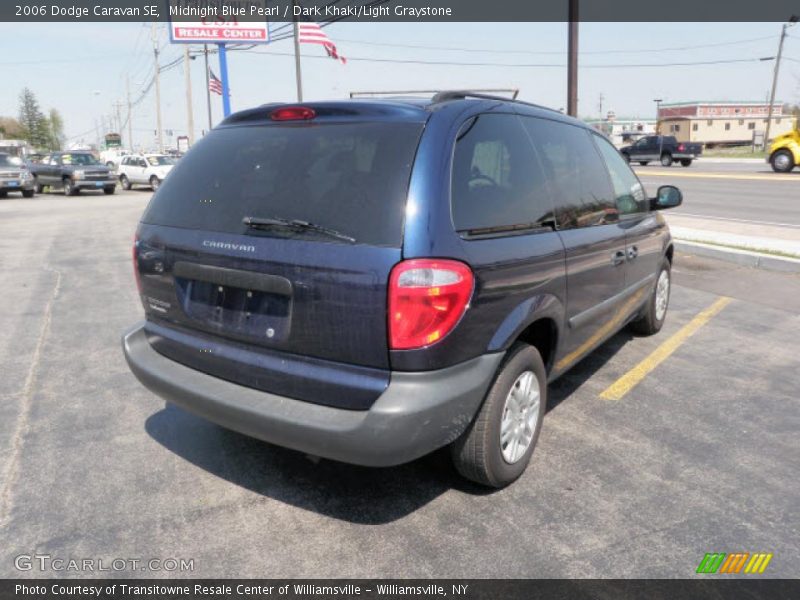 Midnight Blue Pearl / Dark Khaki/Light Graystone 2006 Dodge Caravan SE