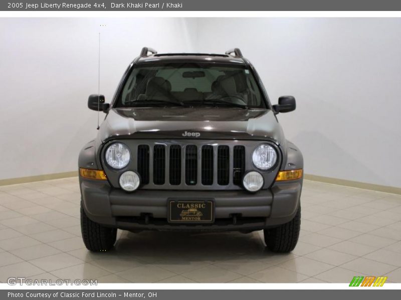 Dark Khaki Pearl / Khaki 2005 Jeep Liberty Renegade 4x4