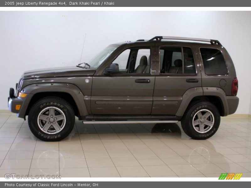 Dark Khaki Pearl / Khaki 2005 Jeep Liberty Renegade 4x4
