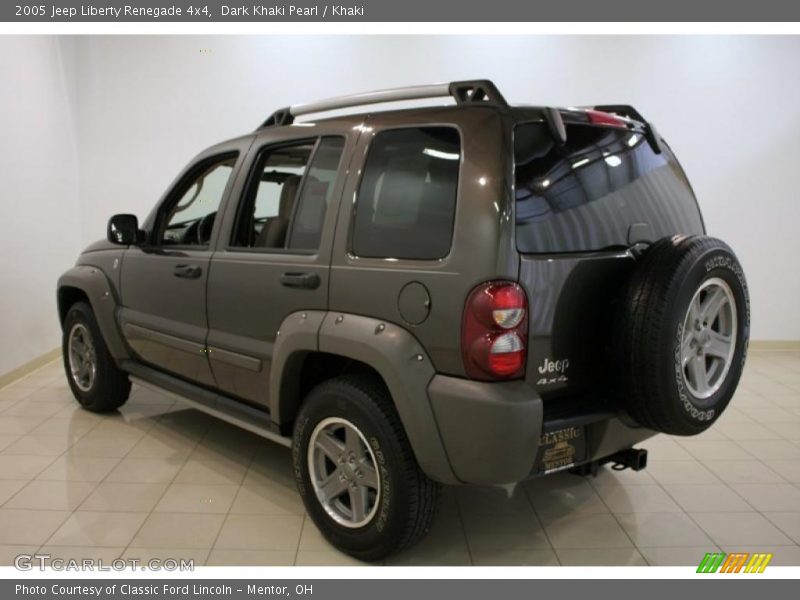 Dark Khaki Pearl / Khaki 2005 Jeep Liberty Renegade 4x4