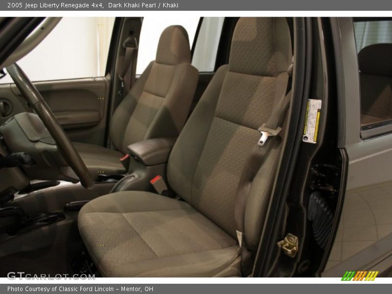 Dark Khaki Pearl / Khaki 2005 Jeep Liberty Renegade 4x4