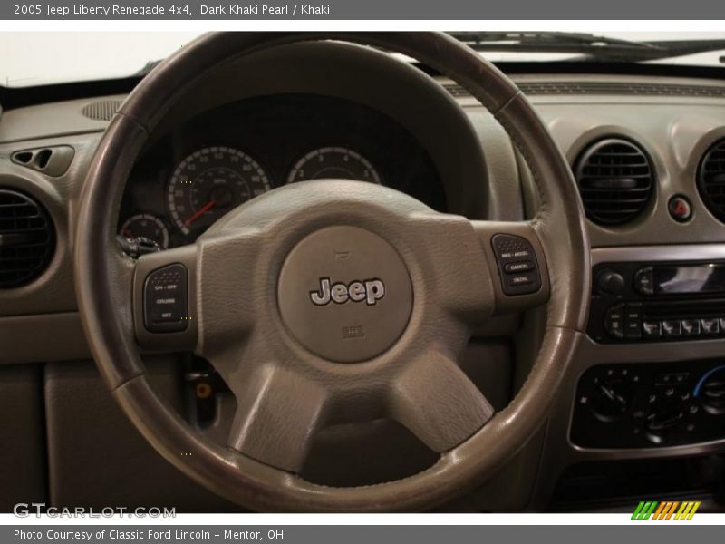 Dark Khaki Pearl / Khaki 2005 Jeep Liberty Renegade 4x4