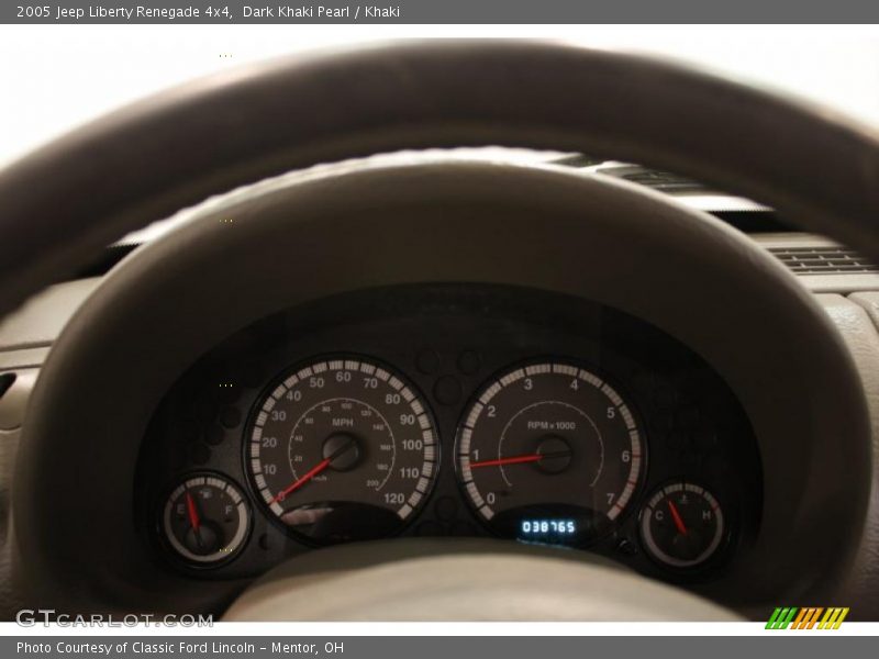 Dark Khaki Pearl / Khaki 2005 Jeep Liberty Renegade 4x4