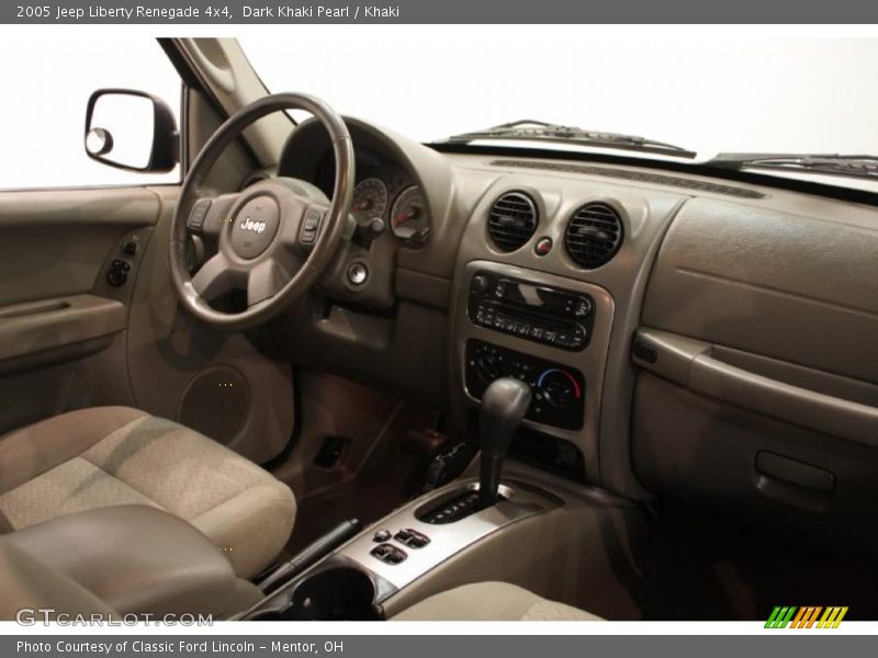 Dark Khaki Pearl / Khaki 2005 Jeep Liberty Renegade 4x4