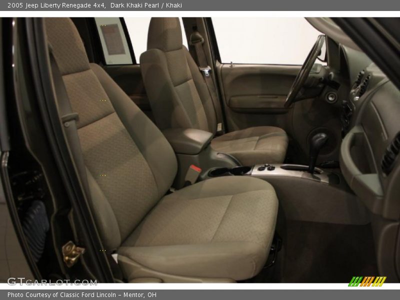 Dark Khaki Pearl / Khaki 2005 Jeep Liberty Renegade 4x4