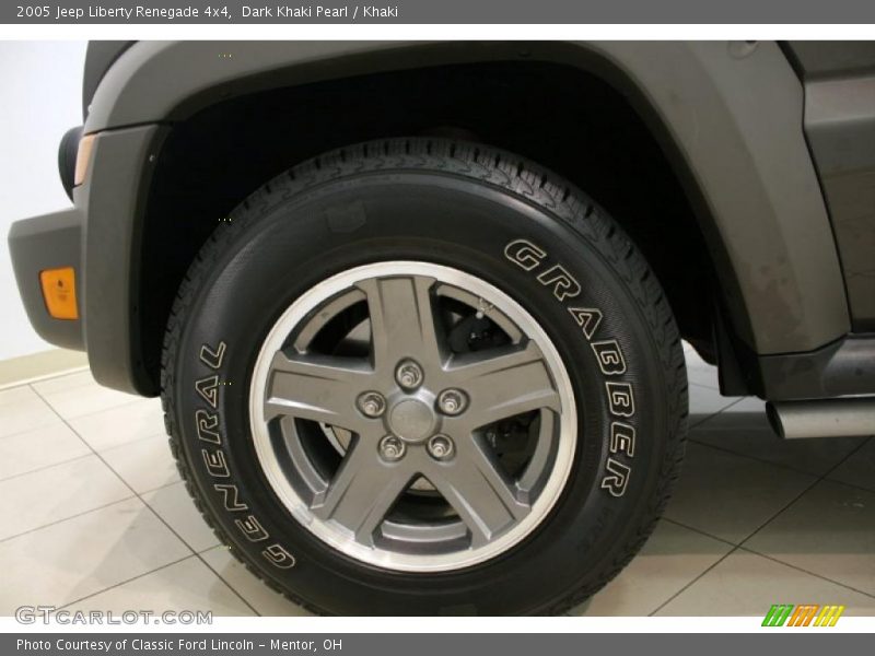Dark Khaki Pearl / Khaki 2005 Jeep Liberty Renegade 4x4