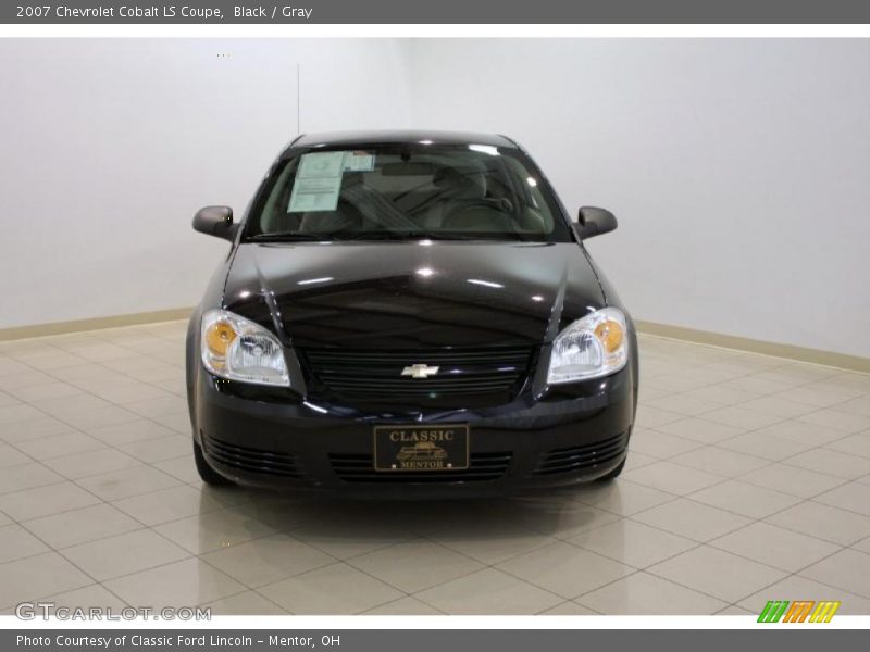 Black / Gray 2007 Chevrolet Cobalt LS Coupe