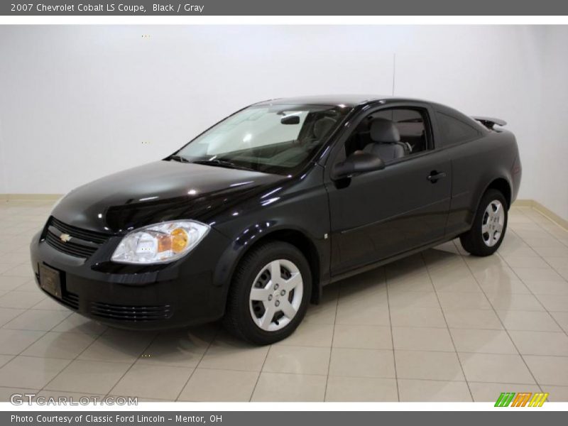 Black / Gray 2007 Chevrolet Cobalt LS Coupe