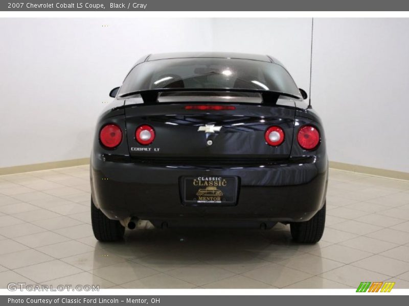 Black / Gray 2007 Chevrolet Cobalt LS Coupe