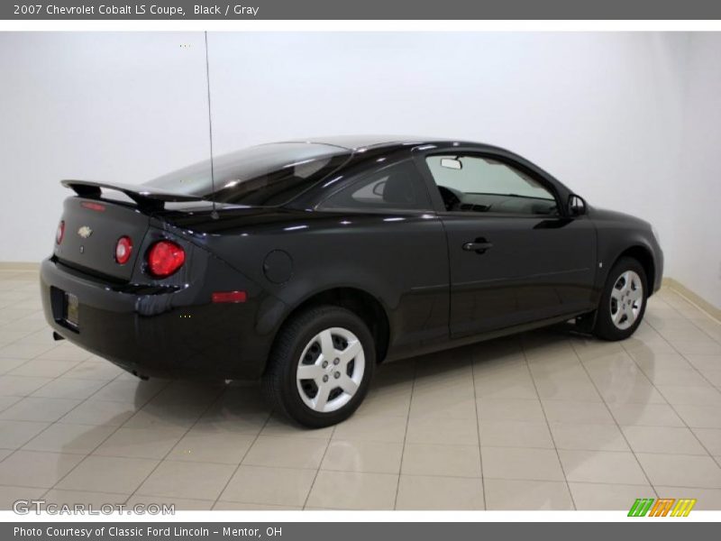 Black / Gray 2007 Chevrolet Cobalt LS Coupe