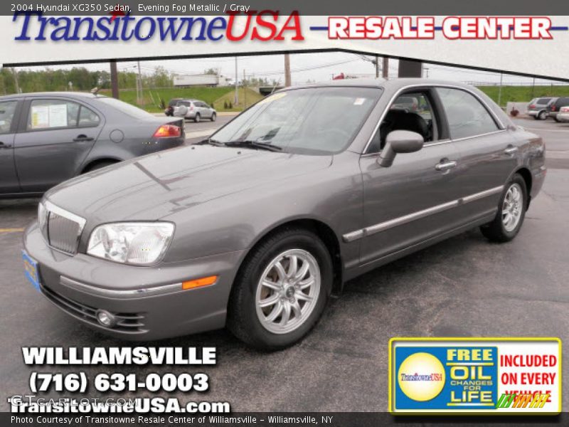 Evening Fog Metallic / Gray 2004 Hyundai XG350 Sedan