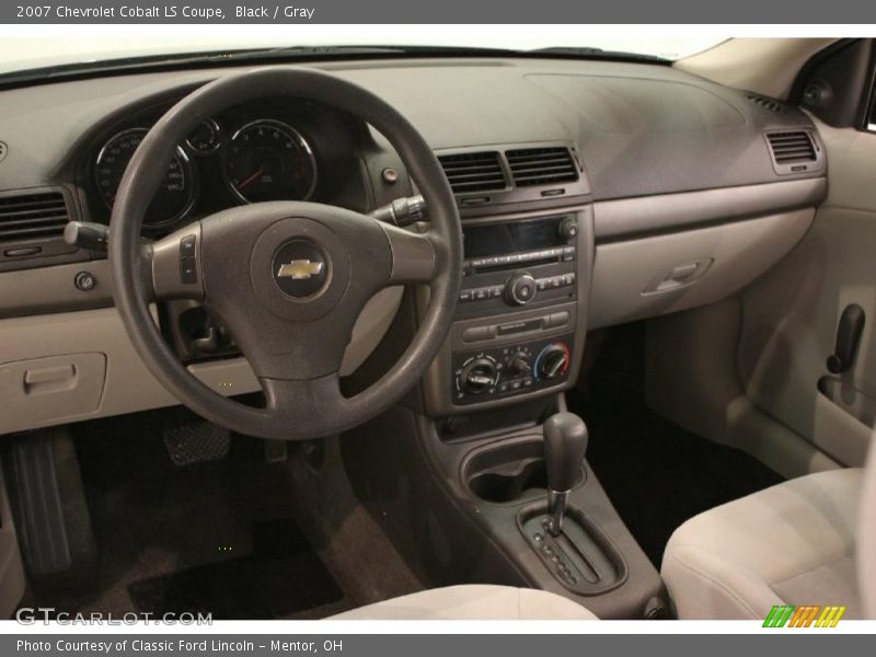 Black / Gray 2007 Chevrolet Cobalt LS Coupe