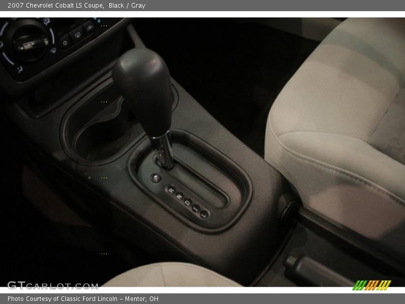 Black / Gray 2007 Chevrolet Cobalt LS Coupe