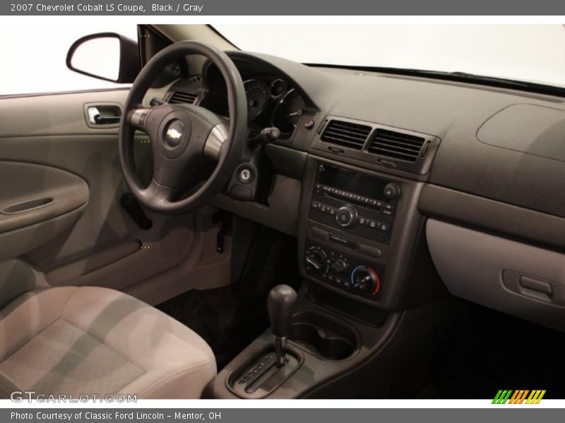 Black / Gray 2007 Chevrolet Cobalt LS Coupe