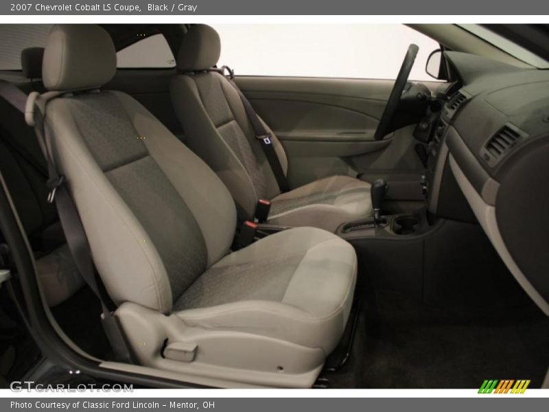 Black / Gray 2007 Chevrolet Cobalt LS Coupe
