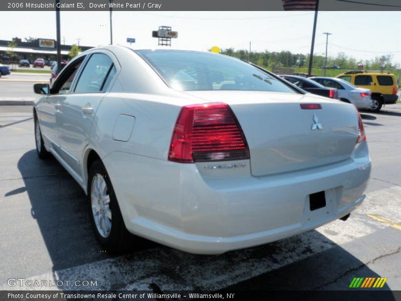 Dover White Pearl / Gray 2006 Mitsubishi Galant ES