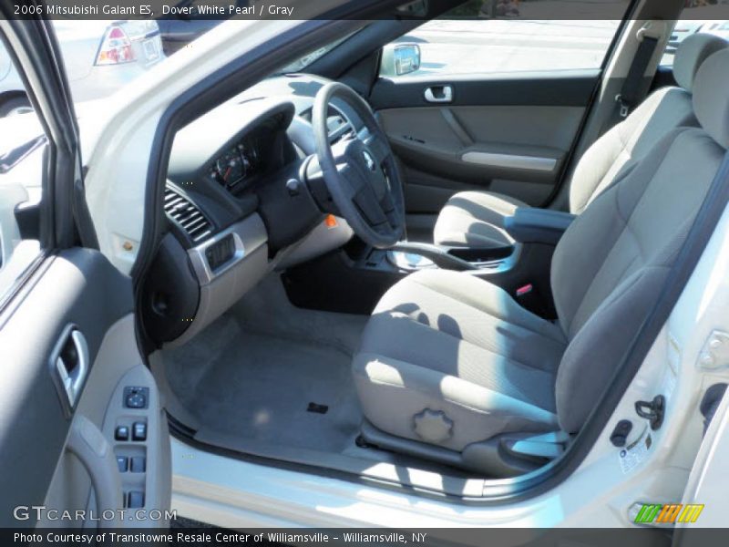 Dover White Pearl / Gray 2006 Mitsubishi Galant ES