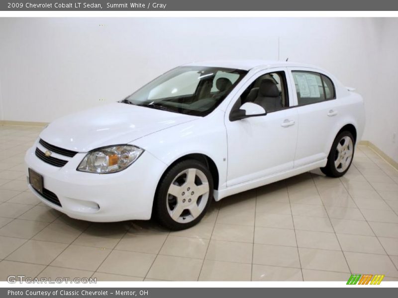 Summit White / Gray 2009 Chevrolet Cobalt LT Sedan