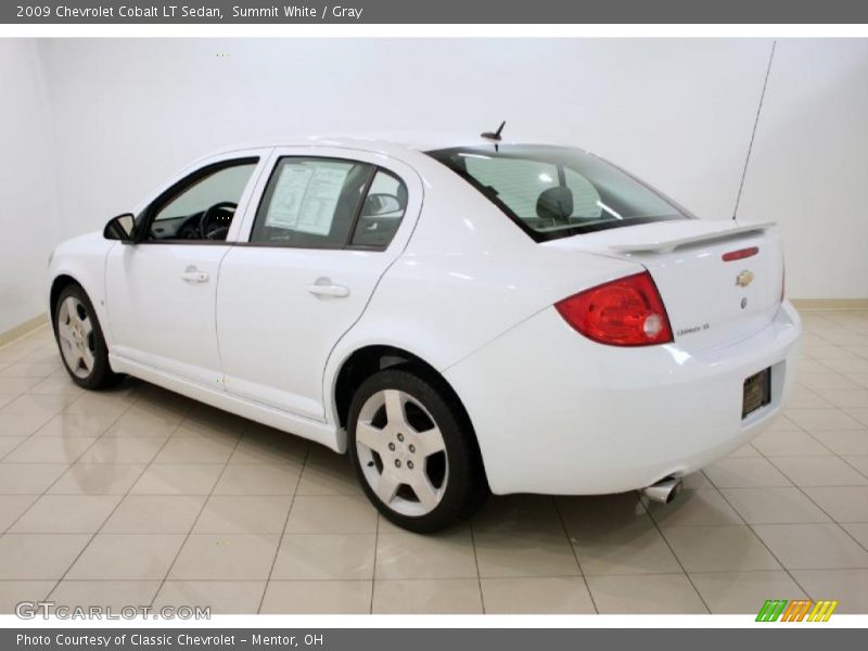 Summit White / Gray 2009 Chevrolet Cobalt LT Sedan