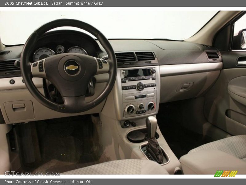 Summit White / Gray 2009 Chevrolet Cobalt LT Sedan