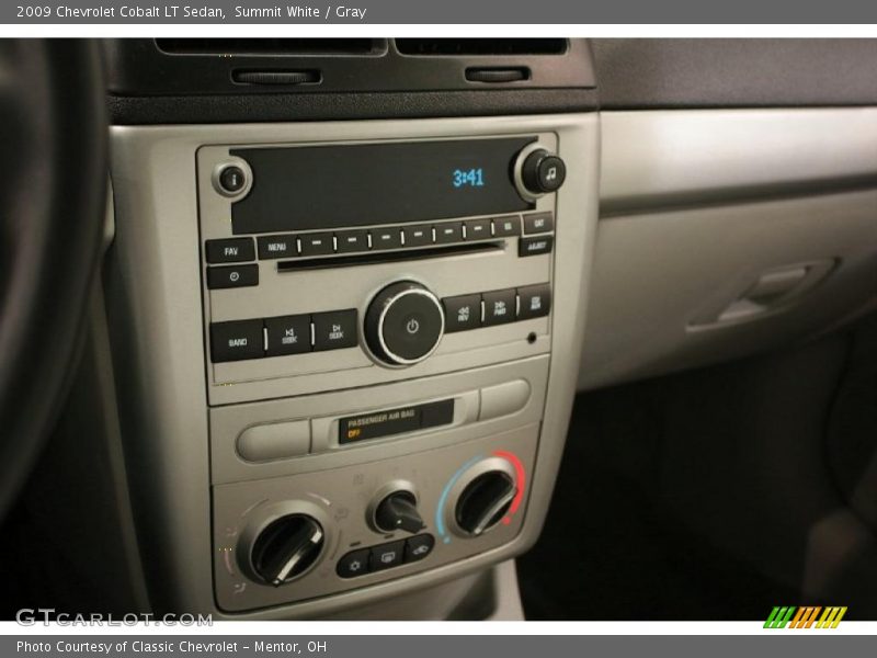 Summit White / Gray 2009 Chevrolet Cobalt LT Sedan