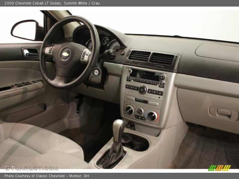 Summit White / Gray 2009 Chevrolet Cobalt LT Sedan