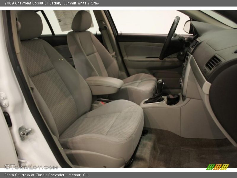 Summit White / Gray 2009 Chevrolet Cobalt LT Sedan