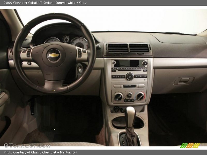 Summit White / Gray 2009 Chevrolet Cobalt LT Sedan