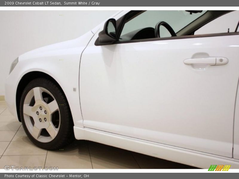 Summit White / Gray 2009 Chevrolet Cobalt LT Sedan