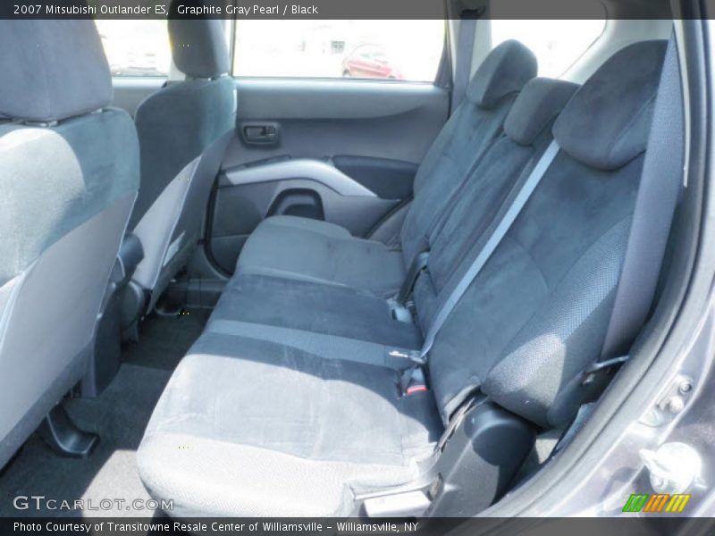 Graphite Gray Pearl / Black 2007 Mitsubishi Outlander ES