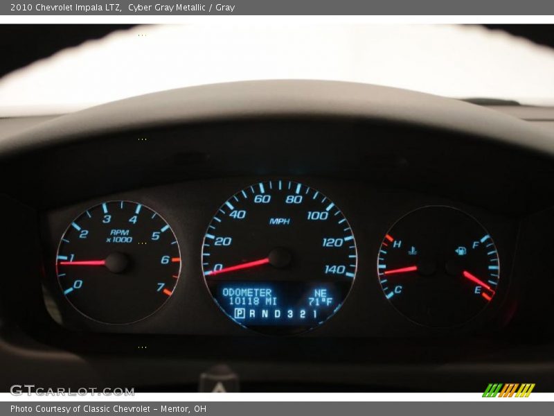 Cyber Gray Metallic / Gray 2010 Chevrolet Impala LTZ