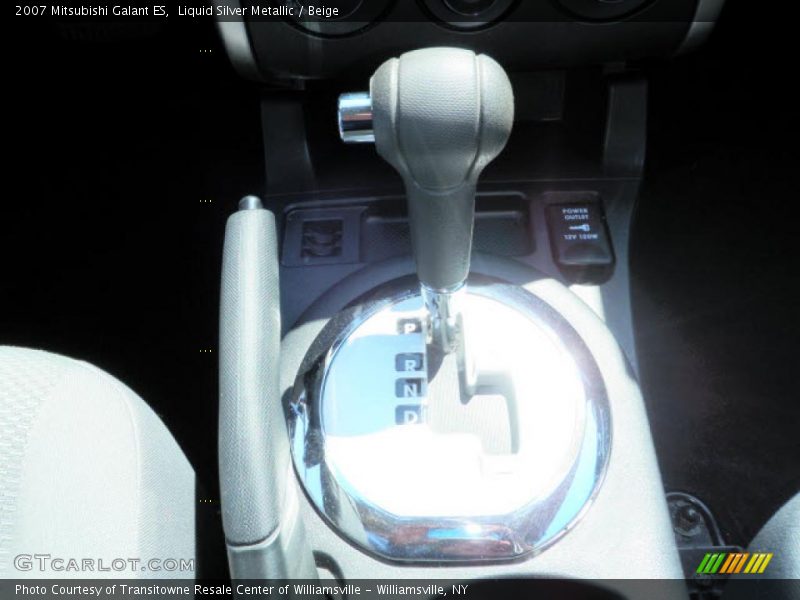 Liquid Silver Metallic / Beige 2007 Mitsubishi Galant ES