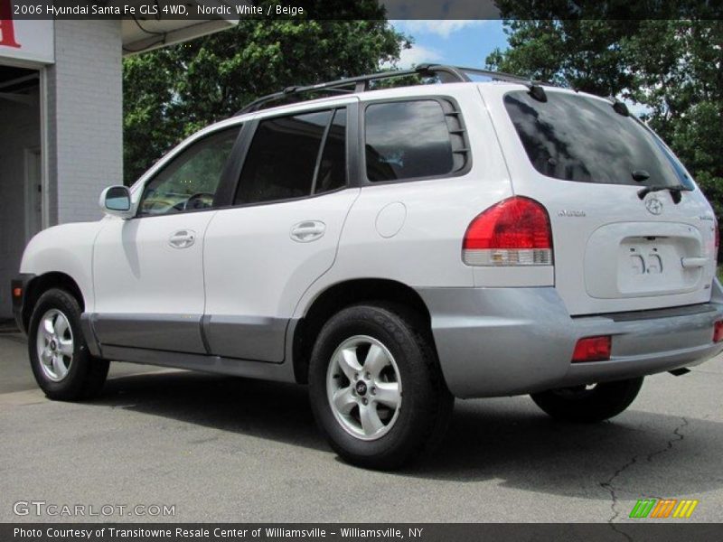 Nordic White / Beige 2006 Hyundai Santa Fe GLS 4WD