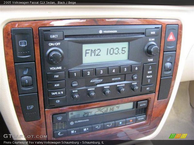 Black / Beige 2005 Volkswagen Passat GLX Sedan