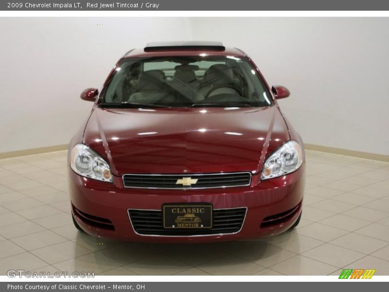 Red Jewel Tintcoat / Gray 2009 Chevrolet Impala LT