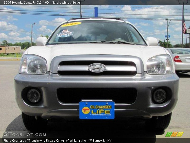 Nordic White / Beige 2006 Hyundai Santa Fe GLS 4WD