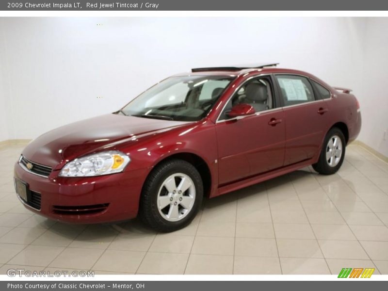 Red Jewel Tintcoat / Gray 2009 Chevrolet Impala LT