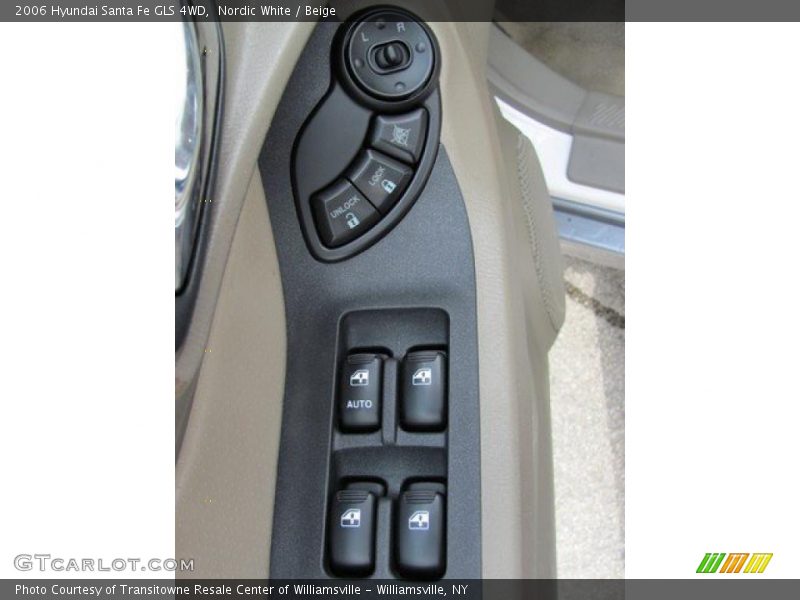 Nordic White / Beige 2006 Hyundai Santa Fe GLS 4WD