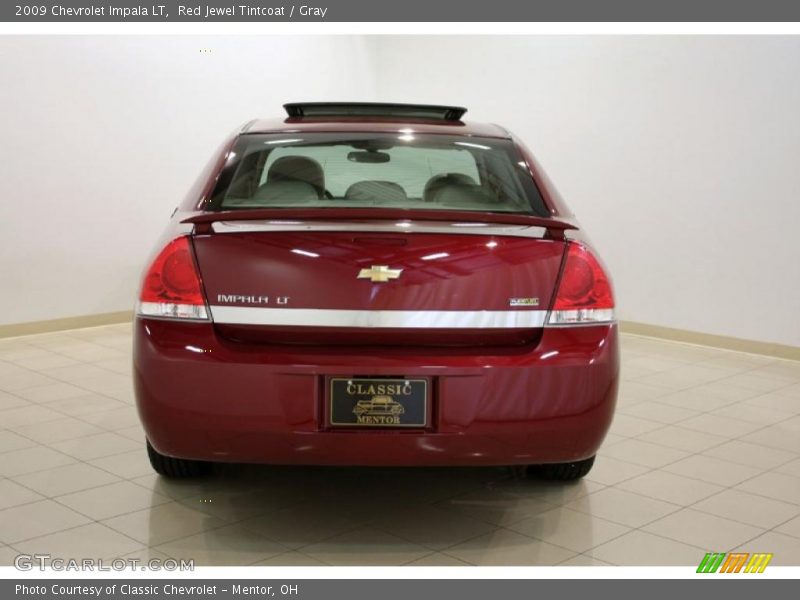 Red Jewel Tintcoat / Gray 2009 Chevrolet Impala LT