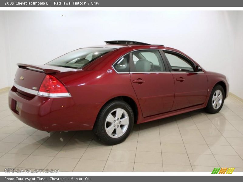 Red Jewel Tintcoat / Gray 2009 Chevrolet Impala LT
