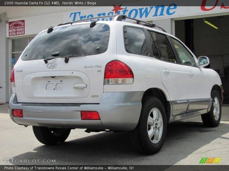 Nordic White / Beige 2006 Hyundai Santa Fe GLS 4WD