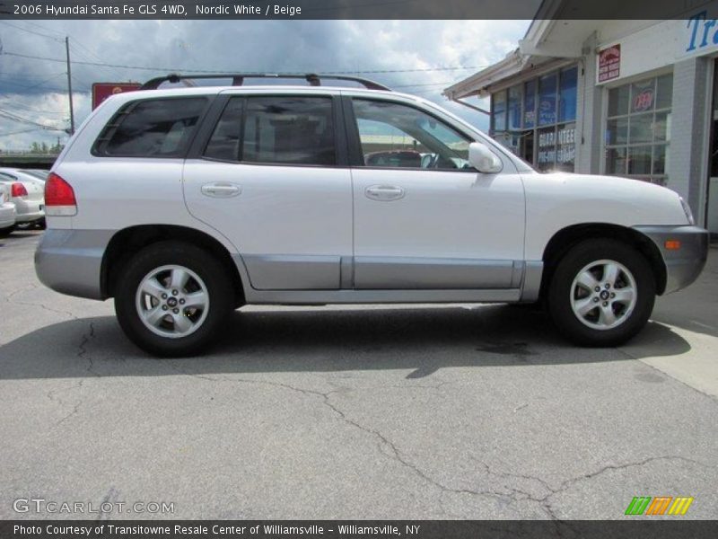 Nordic White / Beige 2006 Hyundai Santa Fe GLS 4WD