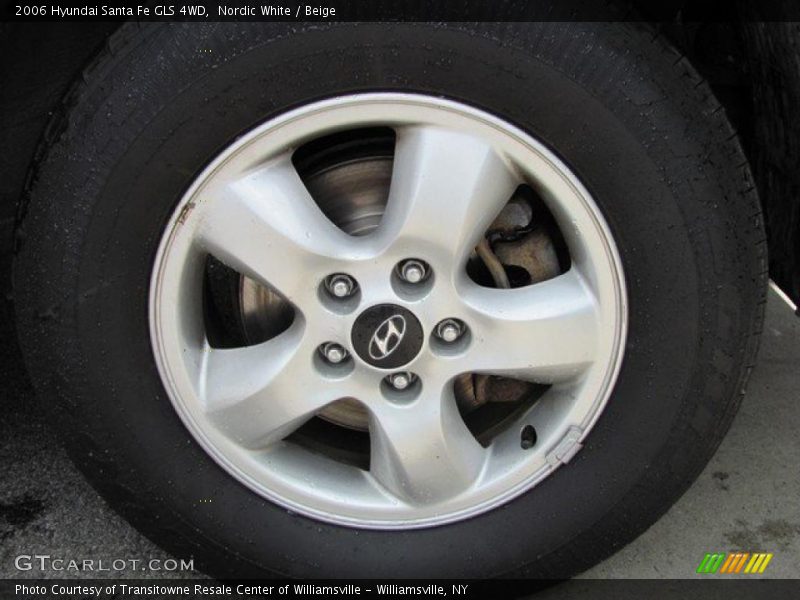 Nordic White / Beige 2006 Hyundai Santa Fe GLS 4WD