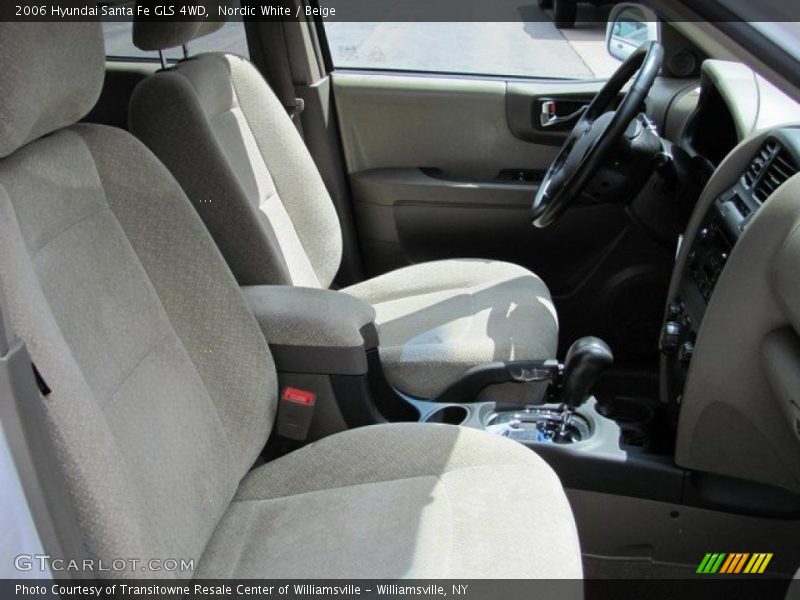 Nordic White / Beige 2006 Hyundai Santa Fe GLS 4WD